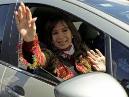 Fernández de Kirchner dijo que a los argentinos les tocó un lugar 'privilegiado en el mundo'. AFP / W. Díaz