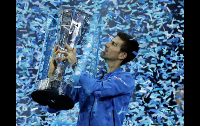 Con este título, Novak Djokovic pone fin a una soberbia temporada. AP / T. Ireland