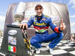 García Jr. asegura que ha trabajado toda la temporada para lograr este triunfo. ESPECIAL / nascarmexico.com.mx