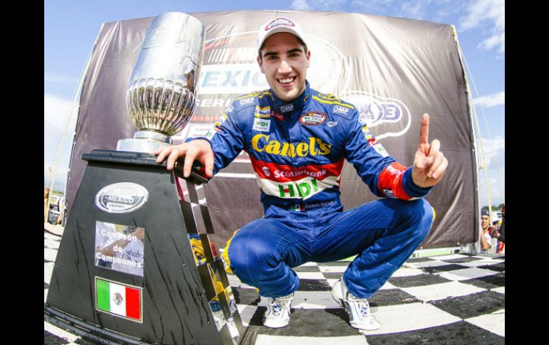 García Jr. asegura que ha trabajado toda la temporada para lograr este triunfo. ESPECIAL / nascarmexico.com.mx