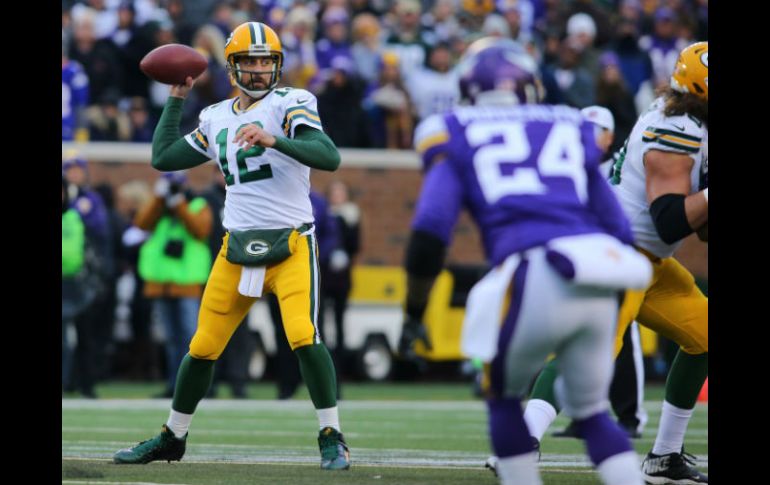 Fue la décima victoria de Green Bay en sus últimos 11 duelos contra los Vikingos, con Rodgers de quarterback. AFP / A. Bettcher