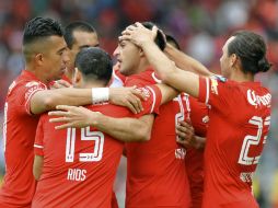 Toluca consiguió el pase al torneo tras superar ayer 3-1 a Monterrey. AFP / M. Calls