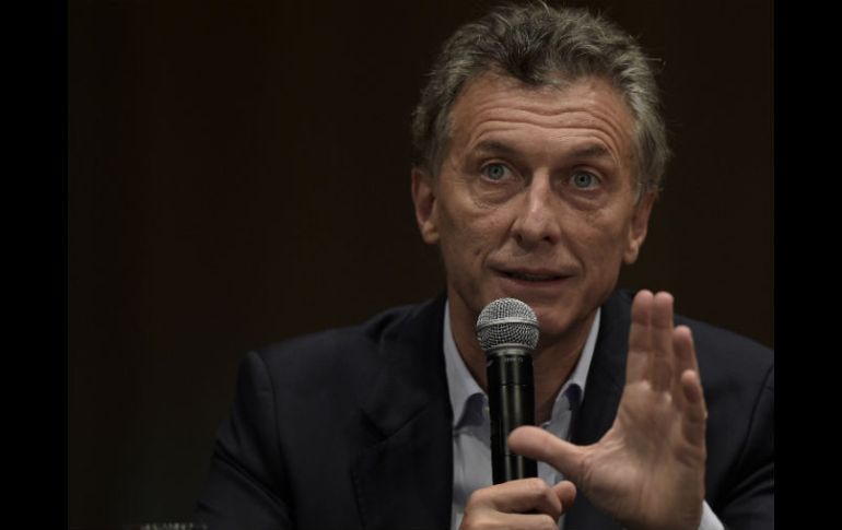 Mauricio Macri asumirá el cargo el próximo 10 de diciembre. AFP / J. Mabromata