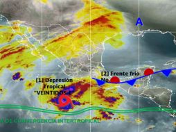 Se prevé que el ciclón toque tierra cerca de Altata, Sinaloa, el sábado. TWITTER / @conagua_clima