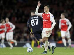 A falta de poco más de 20 minutos para el final el Arsenal mató el partido con gol de Alexis, que suma nueve tantos en la temporada. AP / T. Ireland