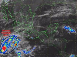 El fenómeno refuerza el potencial de lluvia en Jalisco, Colima, Michoacán y Guerrero. TWITTER / @Conagua_clima