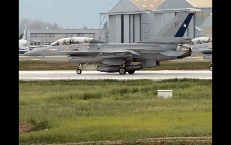 El avión pertenecía al Ala de Combate 56 estacionada en la Base Área Luke, en Phoenix, Arizona. YOUTUBE / piscola