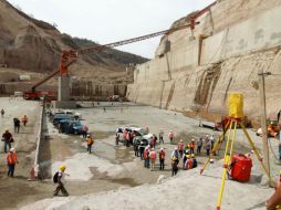 Debido a esta suspensión, la construcción de la presa El Zapotillo no deberá rebasar una altura máxima de 80 metros. EL INFORMADOR / ARCHIVO