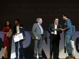 El gobernador afirmó que Jalisco es la capital de la innovación. EL INFORMADOR / E. Barrera