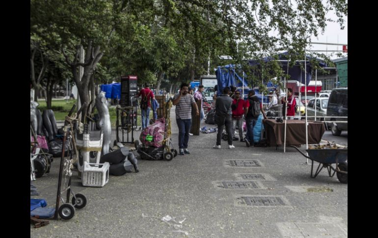 Piden apoyo para limpiar y fortalecer la seguridad en las inmediaciones del Parque Morelos. EL INFORMADOR / R. Tamayo