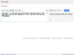 La publicación se suma a la estrategia de Google de formar parte del esperado estreno. ESPECIAL / Google Translate