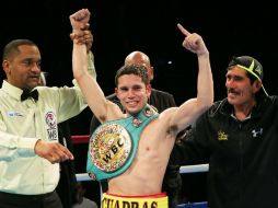 Cuadras conservó su invicto y mejora a 34-0-1 su récord. AFP / J. Press