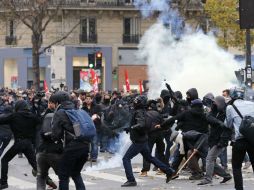 La manifestación fue cancelada por motivos de seguridad. AFP / F. Guillot