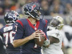 Brian Hoyer acumuló 205 yardas en pases, incluyendo dos para touchdowns. AFP / B. Levey