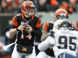 Andy Dalton lanzó el domingo tres pases de touchdown. AP / G. Landers