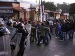 El CEN del PRD condena 'la violencia por todas las partes'. EFE / M. Martínez