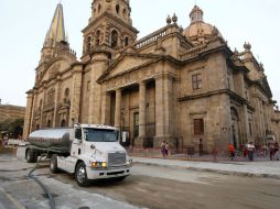 La estación Catedral ya cuenta con los muros guía. EL INFORMADOR / ARCHIVO