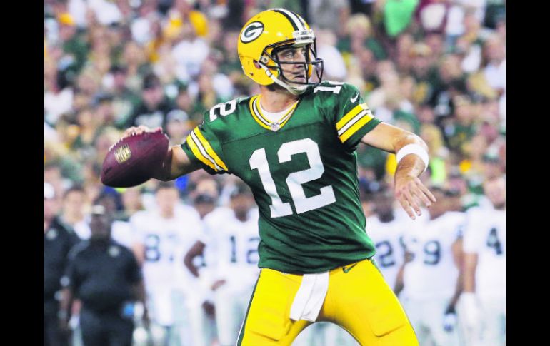 El mariscal de campo de Green Bay, Aaron Rodgers, será fundamental para llevar a su equipo a la victoria esta noche. AP /