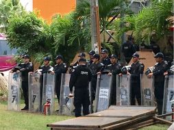 Hasta el momento no hay confrontación con policías. NTX / A.Covarrubias