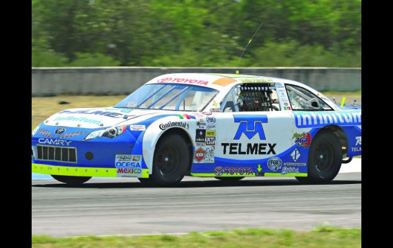 En la Nascar México Series, el piloto tapatío no obtuvo los resultados deseados y está fuera del Top 10. EL INFORMADOR / R. Tamayo