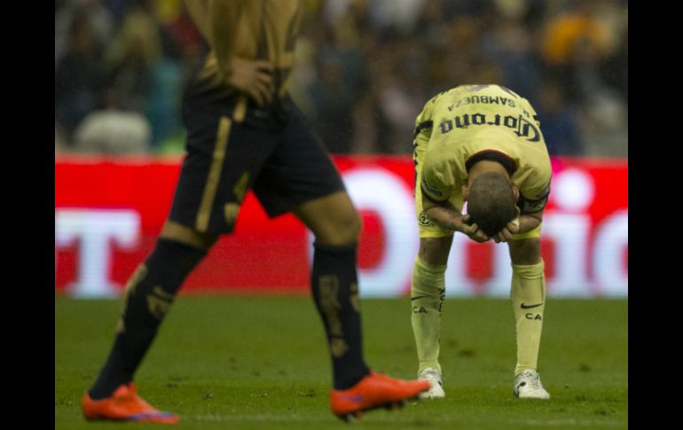 Universidad Nacional sacó una buena ventaja de 3-0 en el estadio Azteca el pasado jueves. AP / ARCHIVO