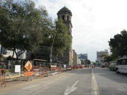 En 2016 se reanudarán las intervenciones en la zona de El Santuario, por la construcción de una estación de la Línea 3. EL INFORMADOR / ARCHIVO