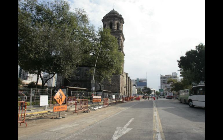 En 2016 se reanudarán las intervenciones en la zona de El Santuario, por la construcción de una estación de la Línea 3. EL INFORMADOR / ARCHIVO