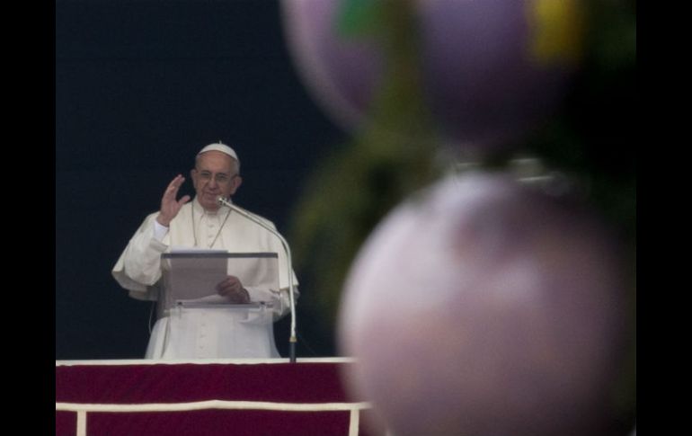 Francisco rezó por aquellos que tomarán tan importante decisión. AP / A. Medichini