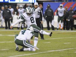 Randy Bullock convirtió un gol de campo de 31 yardas en la primera serie ofensiva del alargue. AP / B. Kostroun