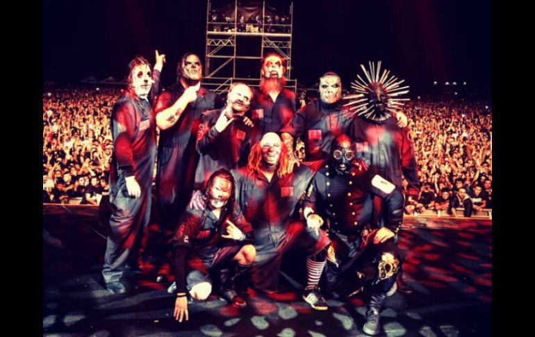 Los estadounidenses ofrecen un abrumador y sonoro concierto. TWITTER / @slipknot