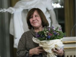 Svetlana Alexievich recibirá el premio Nobel el jueves de manos del rey de Suecia. AFP /