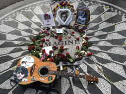 El ex Beatle y su himno 'Imagine' han sobrevivido como oda a la paz. AFP / T. A. Clary