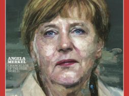 Imagen de la portada de la revista donde aparece Angela Merkel. TWITTER / @TIME