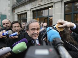 La sanción que pesa sobre Platini le impide presentarse a las elecciones presidenciales a la FIFA, a celebrarse el 26 de febrero. AP /  L. Gillieron