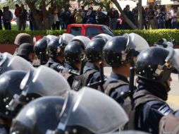 Estas acciones forman parte de la jornada de protesta en contra de la evaluación magisterial. SUN / ARCHIVO