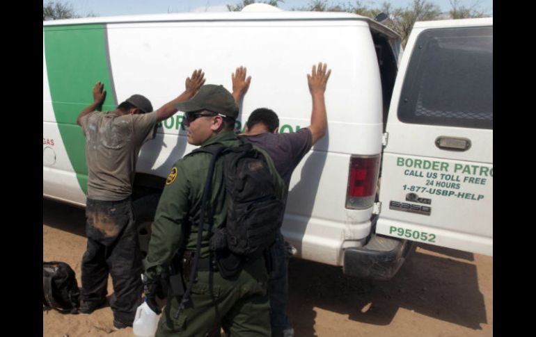 Agentes de la Patrulla Fronteriza aseguraron 534 libras de mariguana a grupo de traficantes mexicanos. EFE / ARCHIVO