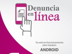 'Denuncia en Línea' ya está disponible para android. TWITTER / @FiscaliaJal