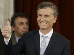 Macri hace hincapié en la necesidad de unir a los argentinos y de iniciar una etapa de diálogo y trabajo en equipo. AP / ARCHIVO