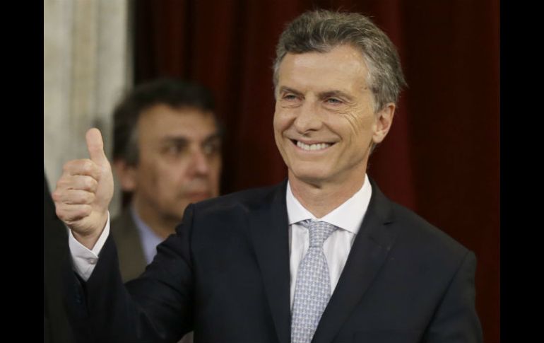 Macri hace hincapié en la necesidad de unir a los argentinos y de iniciar una etapa de diálogo y trabajo en equipo. AP / ARCHIVO