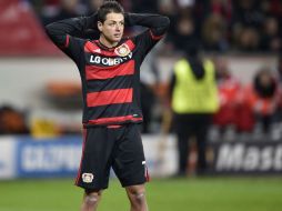 Pese a no calificar a la siguiente ronda, Javier Hernández brilló con Bayer. AP / ARCHIVO