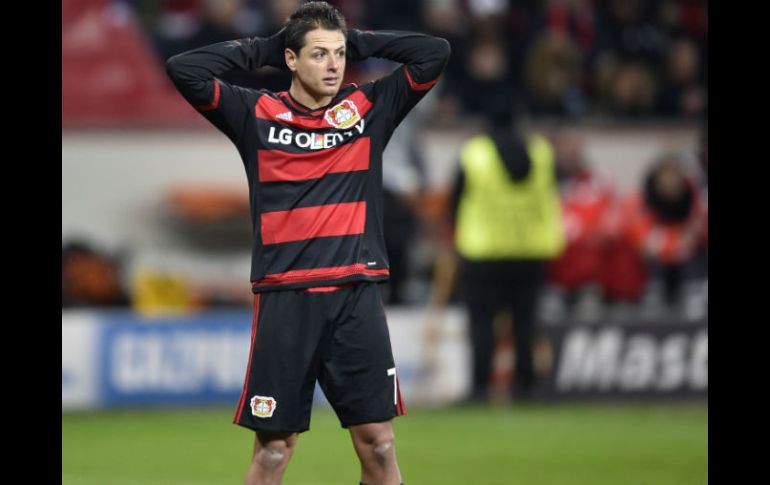 Pese a no calificar a la siguiente ronda, Javier Hernández brilló con Bayer. AP / ARCHIVO