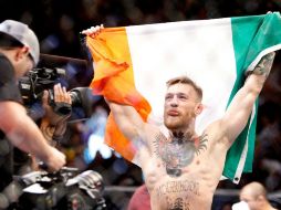 McGregor demostró que posee una zurda de respeto. AFP / S. Marcus