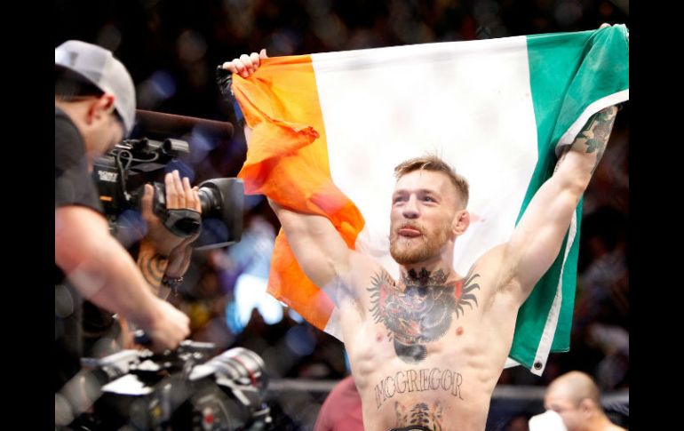 McGregor demostró que posee una zurda de respeto. AFP / S. Marcus