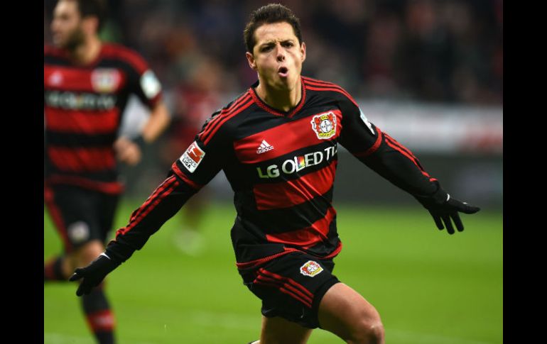 Javier tuvo su mejor partido en Europa ante el Borussia Monchengladbach. AFP / P. Stollarz