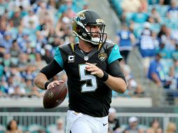 Blake Bortles completó tres envíos de anotación y logró otro touchdown en un acarreo. AFP / S. Greenwood