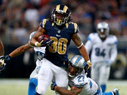 Todd Gurley acumuló 140 yardas en acarreos con dos touchdowns en el segundo tiempo. AFP / D. Vishwanat