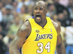 Shaquille O´Neal fue el jugador estrella de los Lakers, y ahora en el retiro podría ser miembro del Salón de la Fama del Basquetbol. AFP /