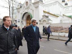 El futuro de Al Assad y su papel en la transición política serán los temas principales de las reuniones de Kerry con Putin y Lavrov. AFP / M. Ngan