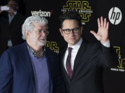 'Nunca pensé que 'Star Wars' se convertiría en algo tan grande', confesó George Lucas durante el estreno. EFE / J. Morrys