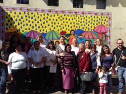 Señalan que 200 mujeres indígenas crearon los murales para mostrar cómo se perciben ante su comunidad. TWITTER / @IPMujeres